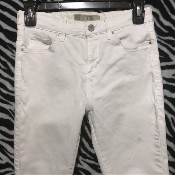 Topshop Denim - Topshop Moto Leigh White Skinny Jeans sz 28 {183}